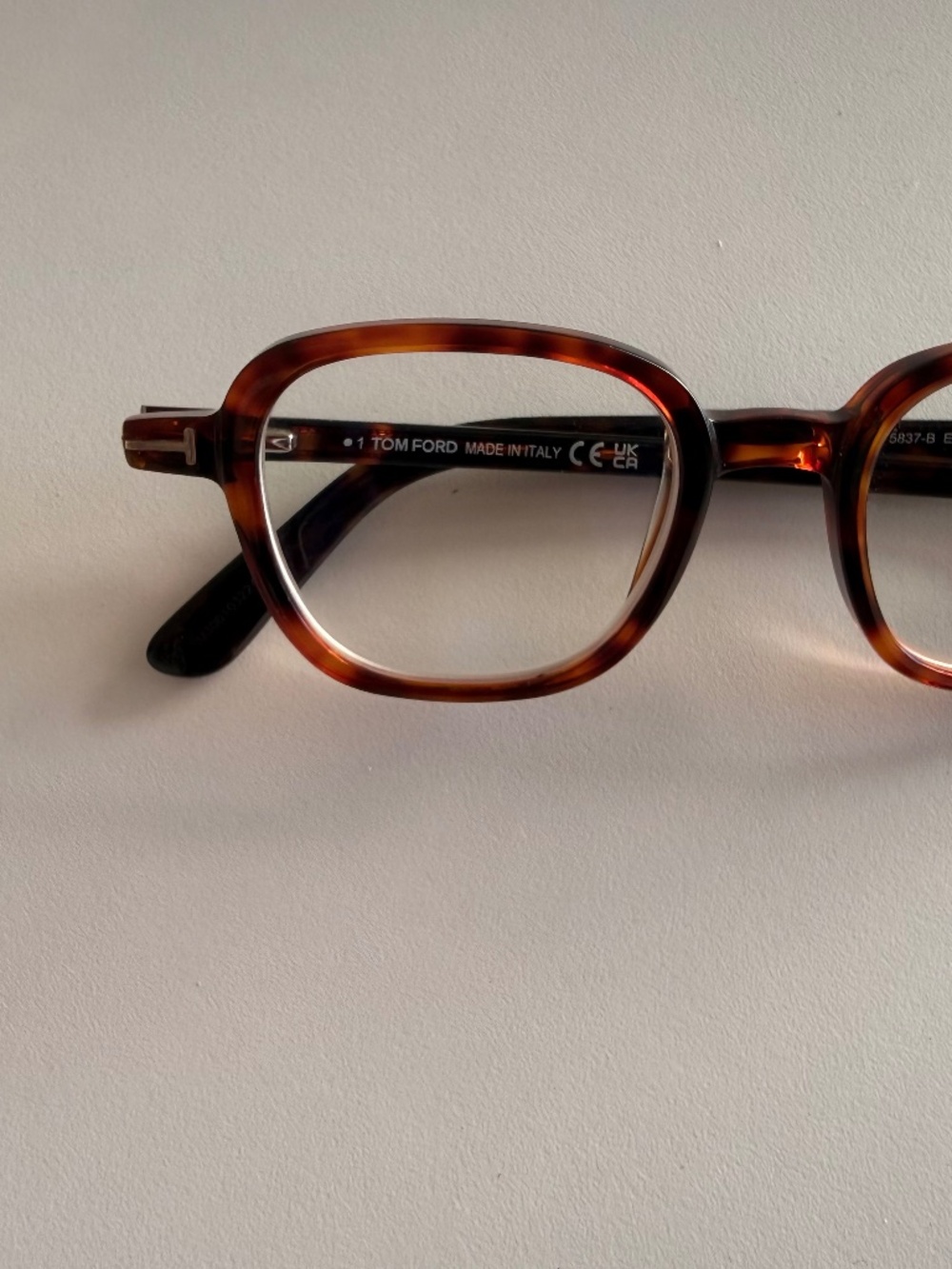 Tom Ford TF5837-B Tortoiseshell Eyeglasses
